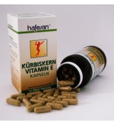 Hafesan Kürbiskern Kapseln + Vitamin E 75 Stück