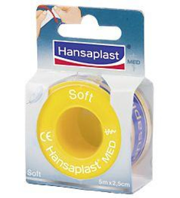 Hansaplast Med Soft Fixierpflaster 5m x 2,5cm