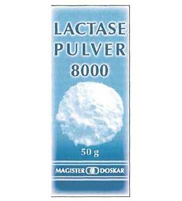 Lactase 8000 IE Enzyme Pulver 50g