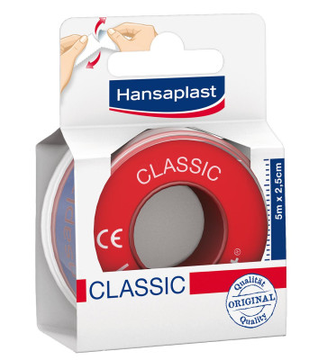 Hansaplast med Fixierpflaster classic 2,5cm x 5m