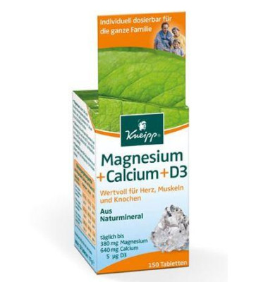 Kneipp Magnesium + Calcium + Vit. D3 150 Stk.