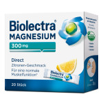 Biolectra Magnesium 300 mg Direct Zitrone Sticks 20 Stück